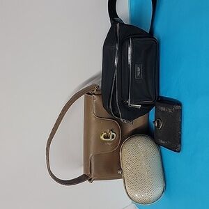 Lot of 4 Gucci Purse Gucci Wallet Judith Leiber and Kate Spade Project Bags